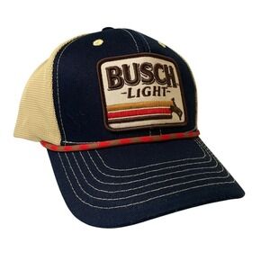 Bush Light Beer H3 Headwear Rope Adjustable Snapback Trucker Cap Hat OSFM